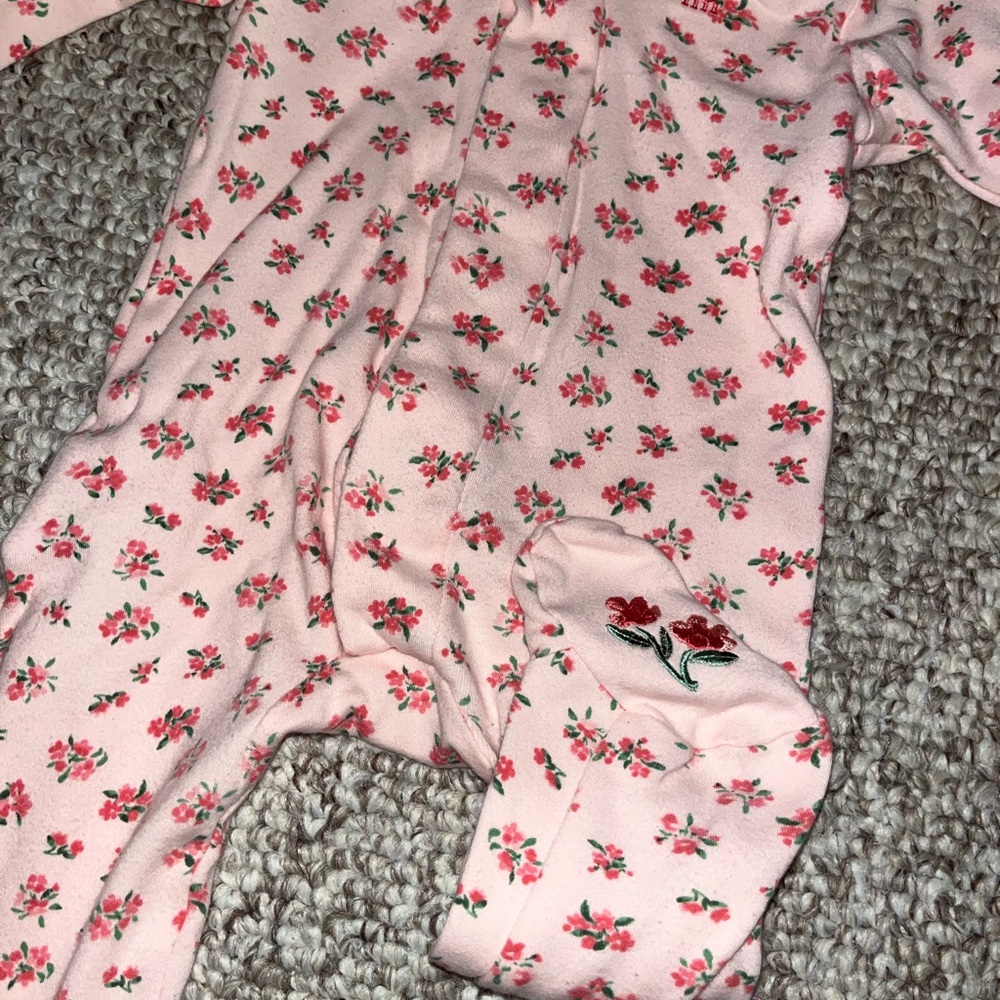 Magnetic Me Floral Pink Baby Onesie